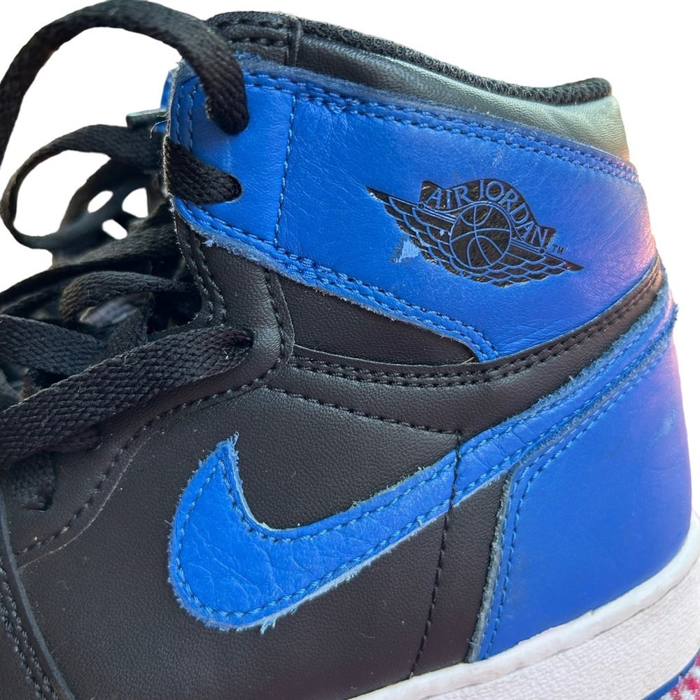 2017 Nike Air Jordan 1 Retro High Royal GS 575441-007 - Picture 2 of 9